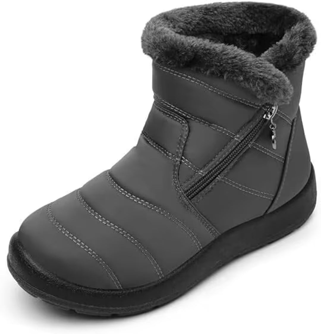 Botas de Nieve Impermeables para Mujer – Negras