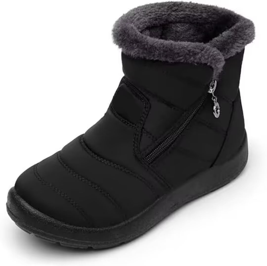 Botas de Nieve Impermeables para Mujer – Negras