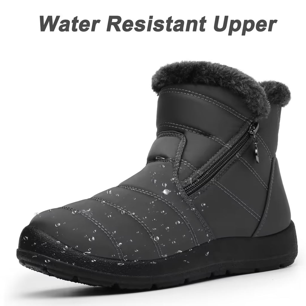 Botas de Nieve Impermeables para Mujer – Negras
