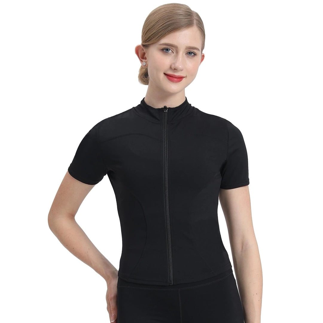 Chaqueta deportiva manga corta para mujer talla s