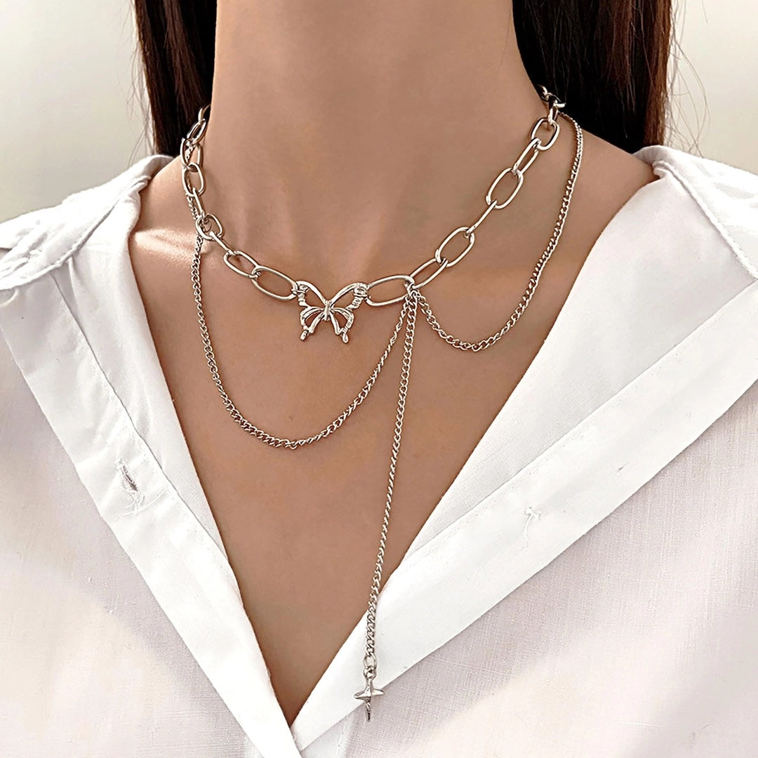 Collar y pendientes de mariposa LaVenty