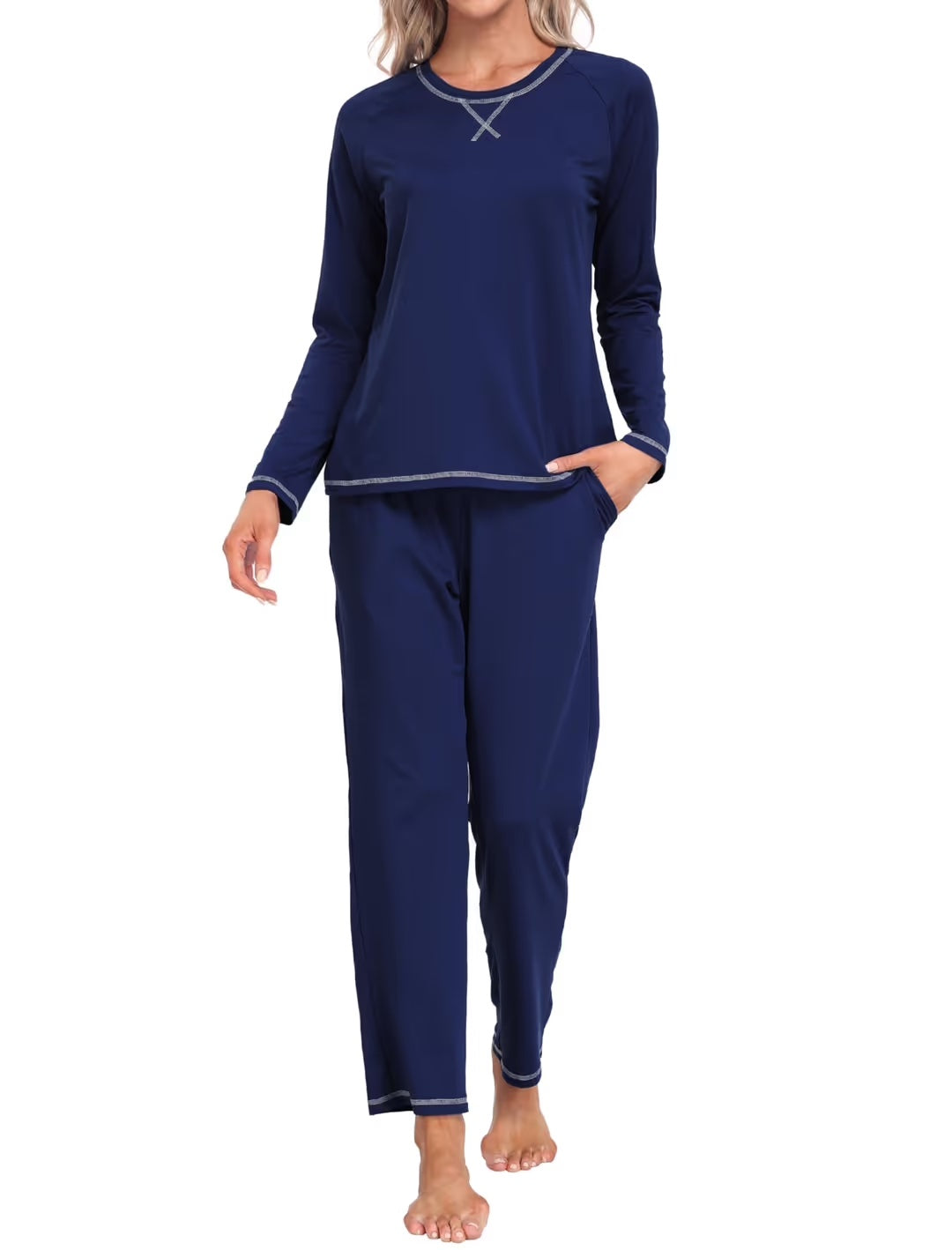 Conjunto de Pijama Loungewear para Mujer – Cómodo y Transpirable