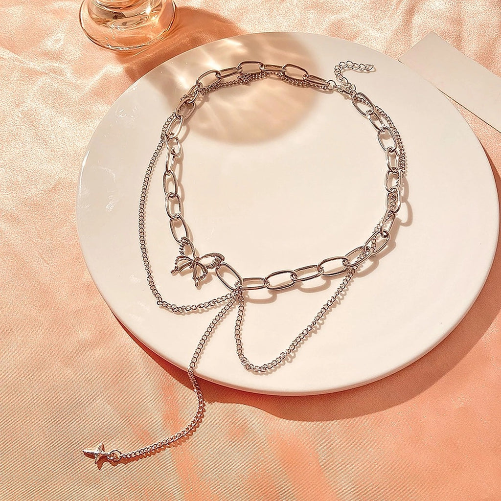 Collar y pendientes de mariposa LaVenty