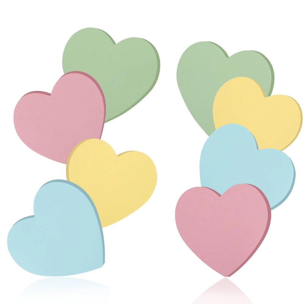 Notas adhesivas en forma de corazon cantidad 800