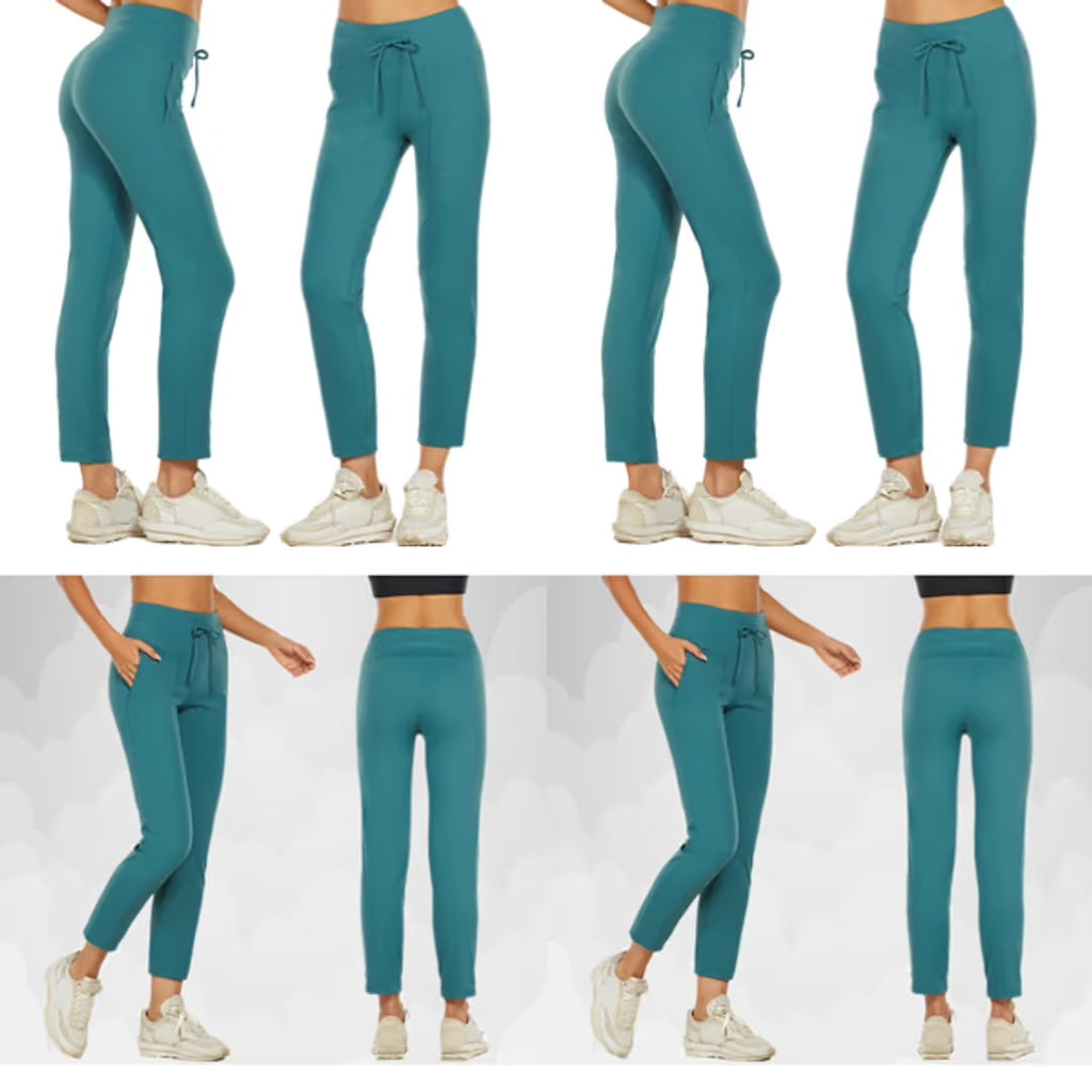 Pantalones de jogging para mujer de cintura alta – cómodos y transpirables