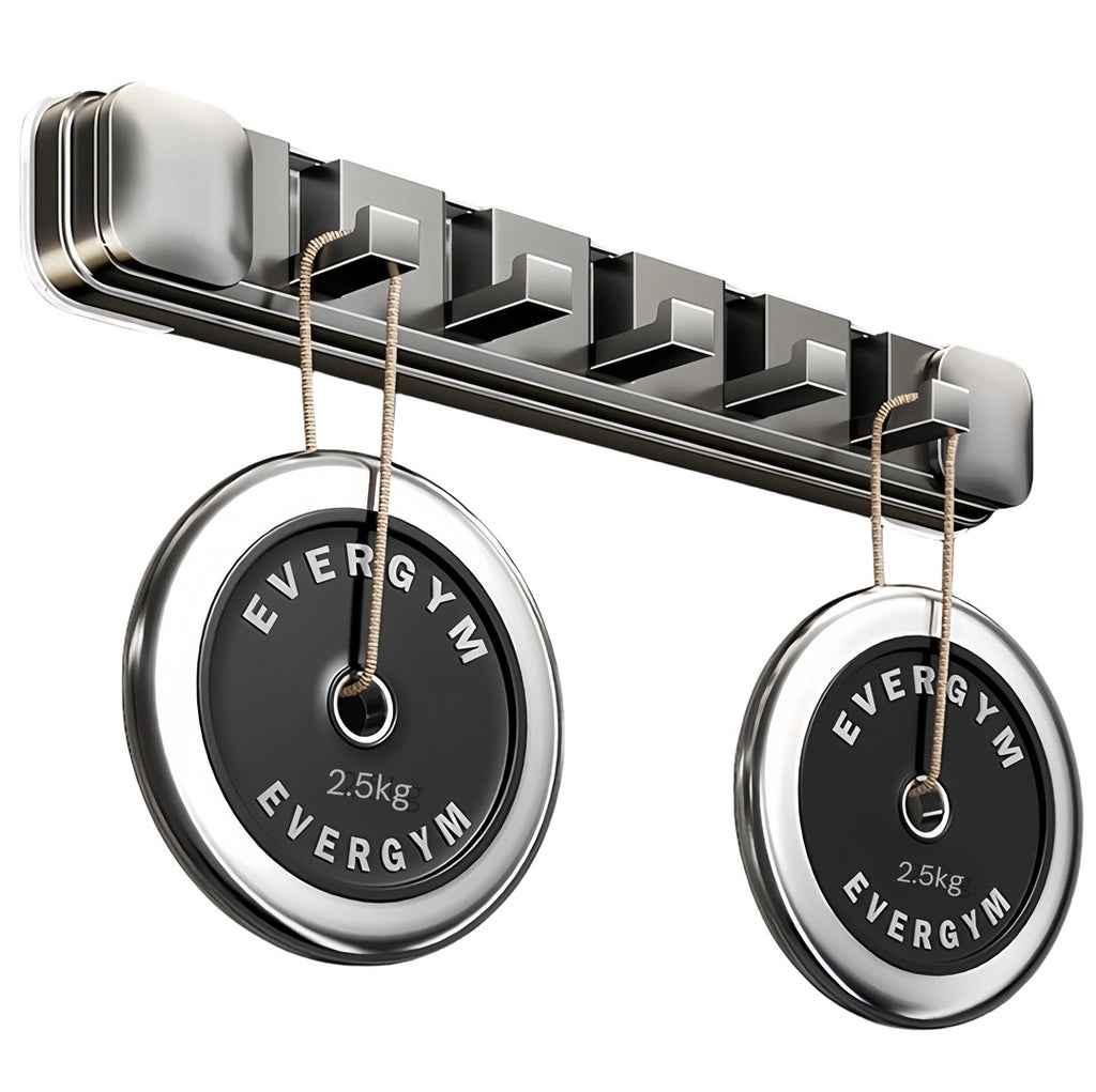 Perchero plegable con Ventosa - 5 ganchos color gris