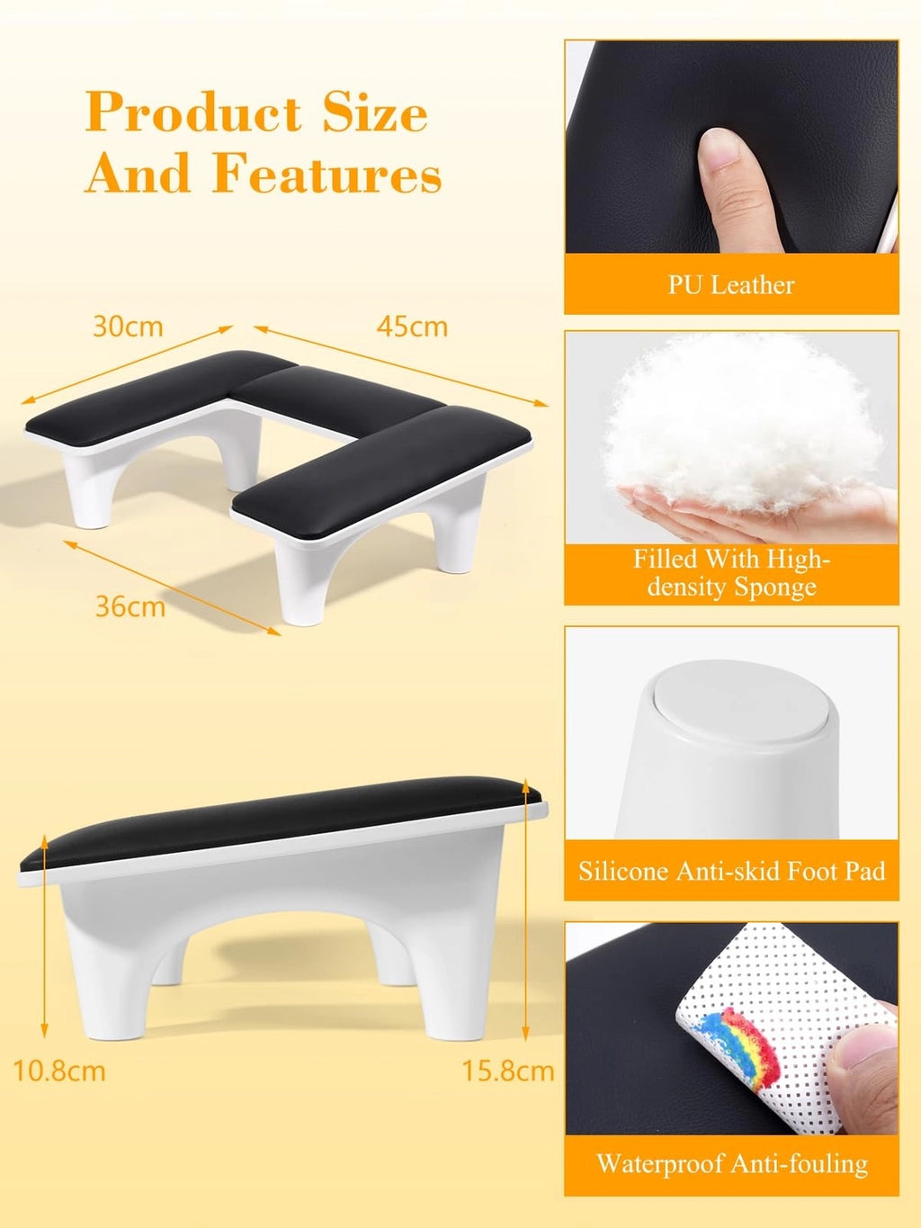 Reposamanos para mesa de manicura