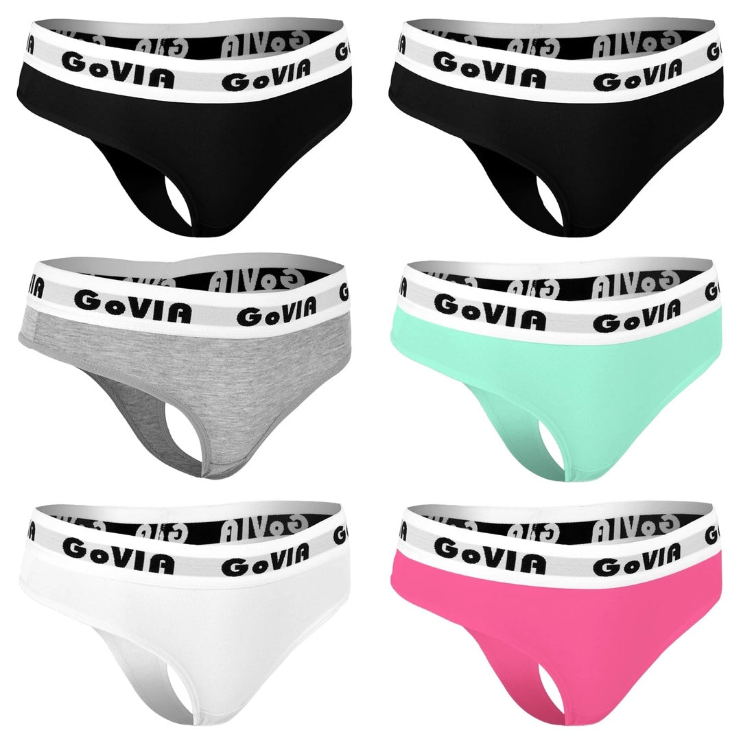 Tanga deportiva de algodón para mujer GoVIA