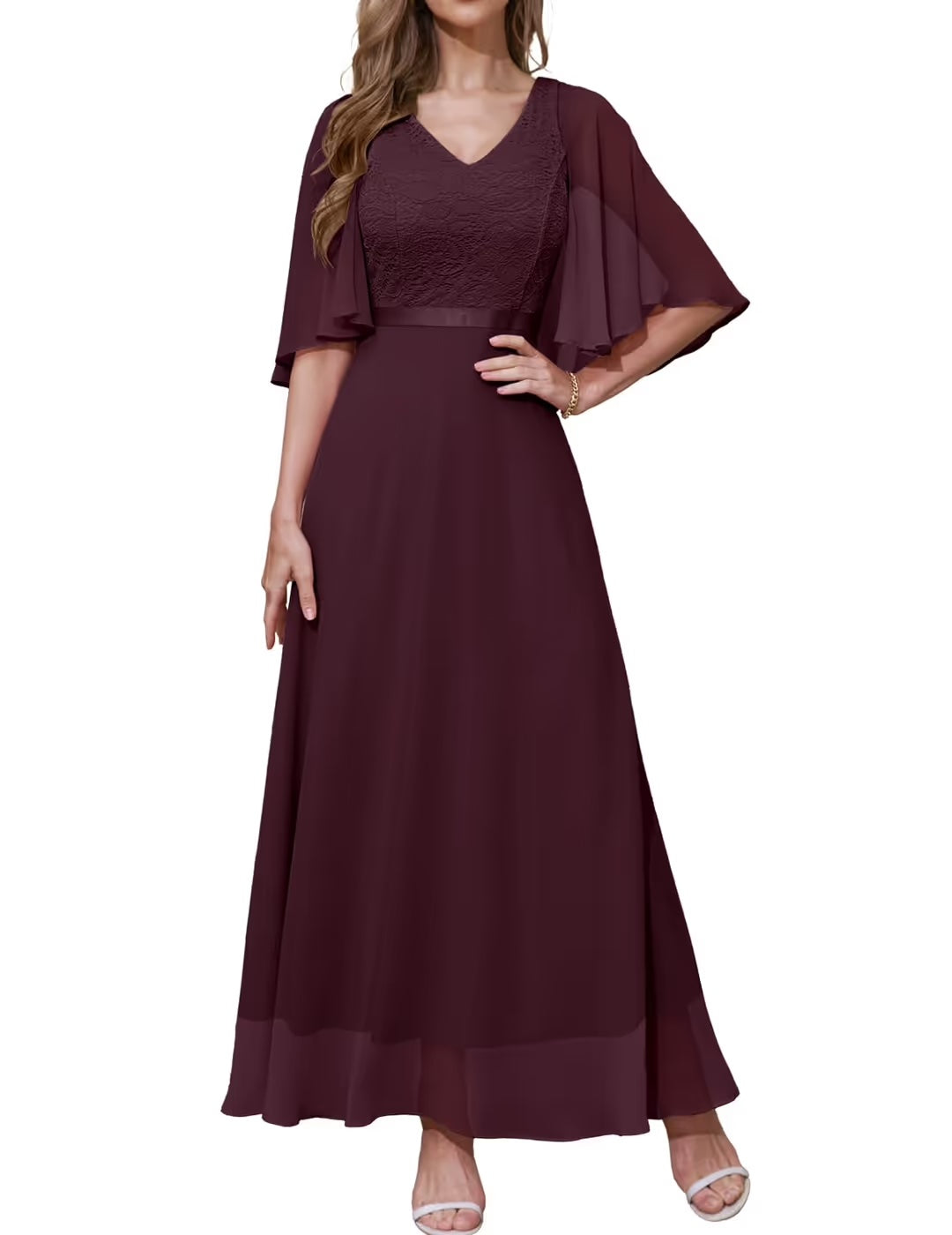 Vestido de Noche Elegante para Mujer DRESSTELLS – Ideal para Bodas y Eventos