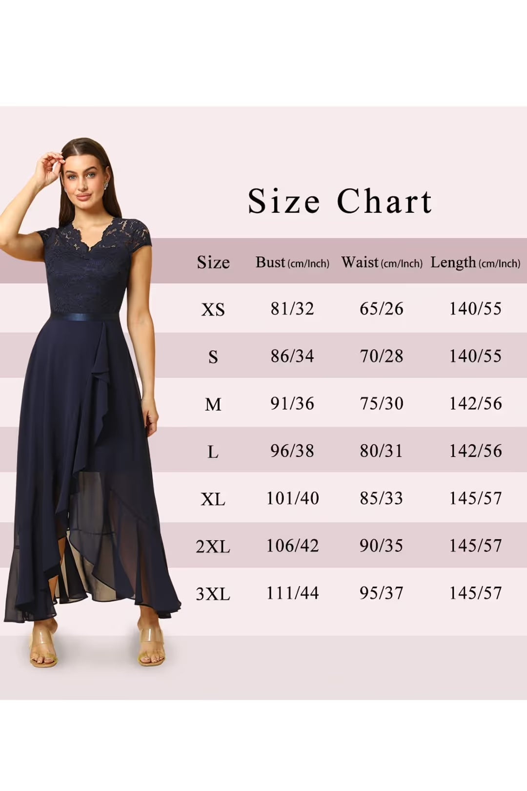 Vestido Largo de Noche para Mujer Bbonlinedress – Elegante con Encaje, Rojo Oscuro y Negro